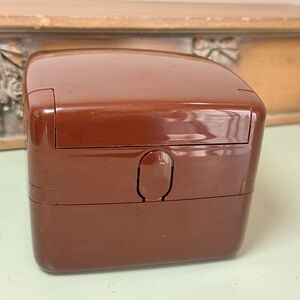 Vintage The Jewel Kit Brown Fold Out Travel Jewelry Box by Indigenous Designs